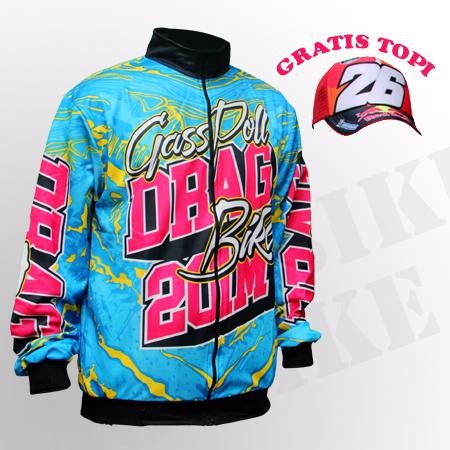 Jual New! Jaket Balap Full Print Drag Bike / Jaket Racing / Jaket Motor | Shopee Indonesia
