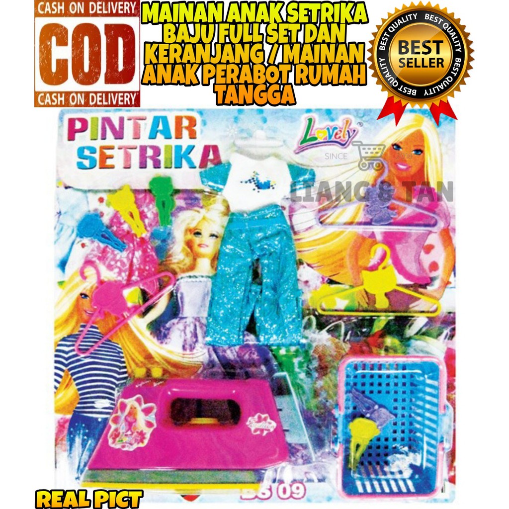 Jual Promo Mainan Anak Perempuan Setrika Setrikaan Ada Keranjang Full Set Baju Dan Perlengkapannya Murah Indonesia|Shopee Indonesia