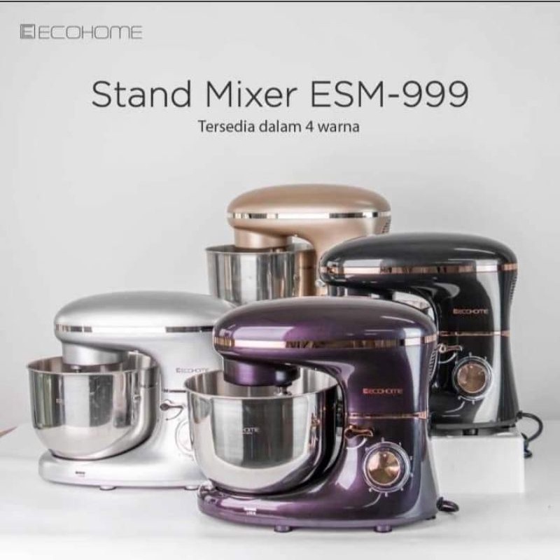 Jual Standing Mixer Ecohome Silver Gold 6.5L Garansi Resmi Ecohome