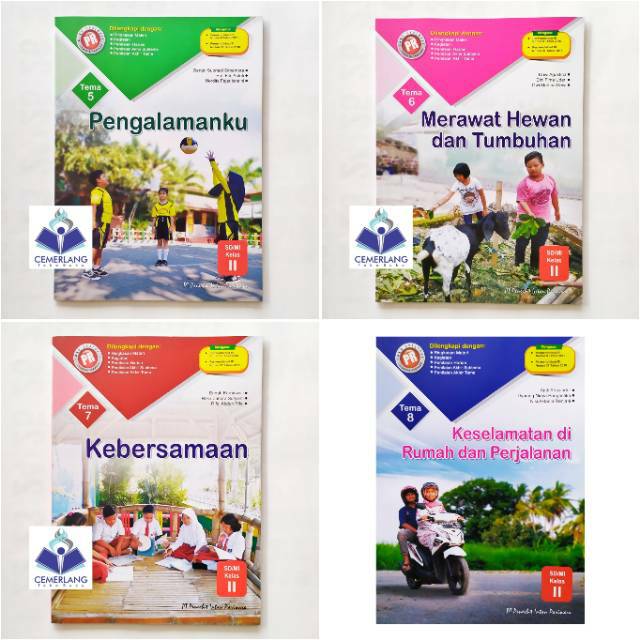 BUKU PR TEMATIK KELAS 2 SD TEMA 5 6 7 8 KURIKULUM 2013