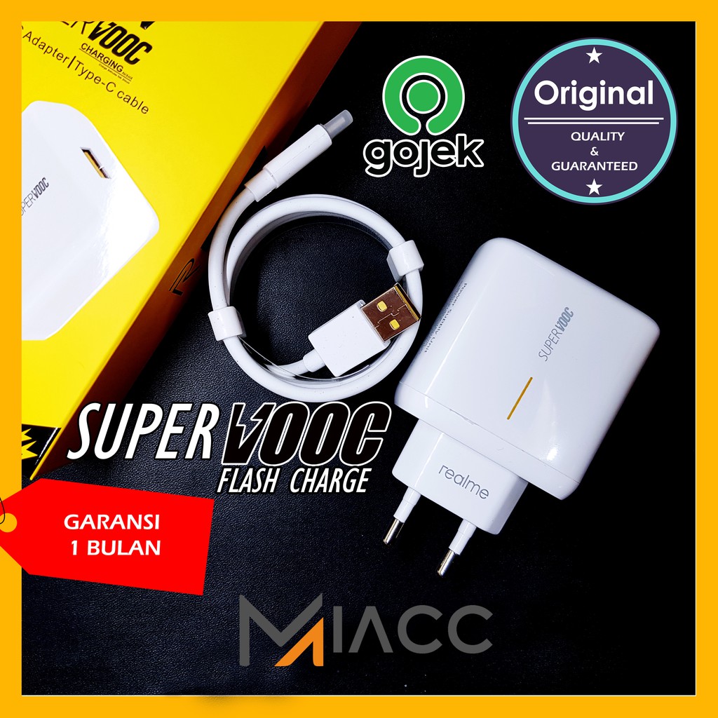 CHARGER REALME 5 6 PRO X2 X3 XT OPPO FIND X RX17 TYPE C SUPER VOOC