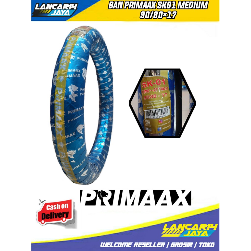 Jual BAN PRIMAX SK 01 MEDIUM COMPOUND 90/80 dan 80/80 x17 Shopee(04)