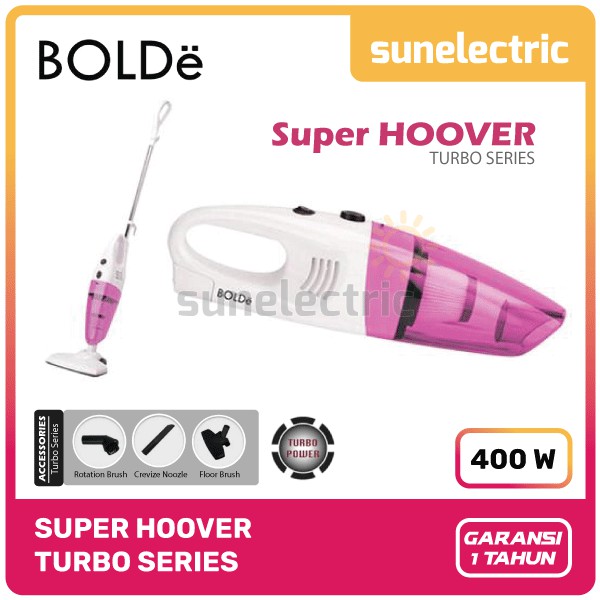 Jual BOLDe Super Hoover Turbo Handheld Vacuum Cleaner HEPA Filter