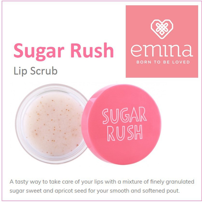 Jual Emina Sugar Rush Lip Scrub 4.2 g Shopee Indonesia