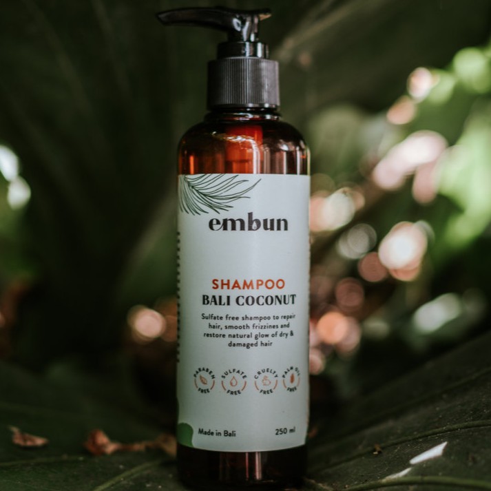 Jual Embun Shampoo Bali Coconut 100 Ml & 250 Ml - Paraben Free & Sulfate Free - Shampoo Alami Dengan Essential Oil Untuk Rambut Kering Dan Rusak Coconut Tanpa Sulfat/Sls | Shopee Indonesia