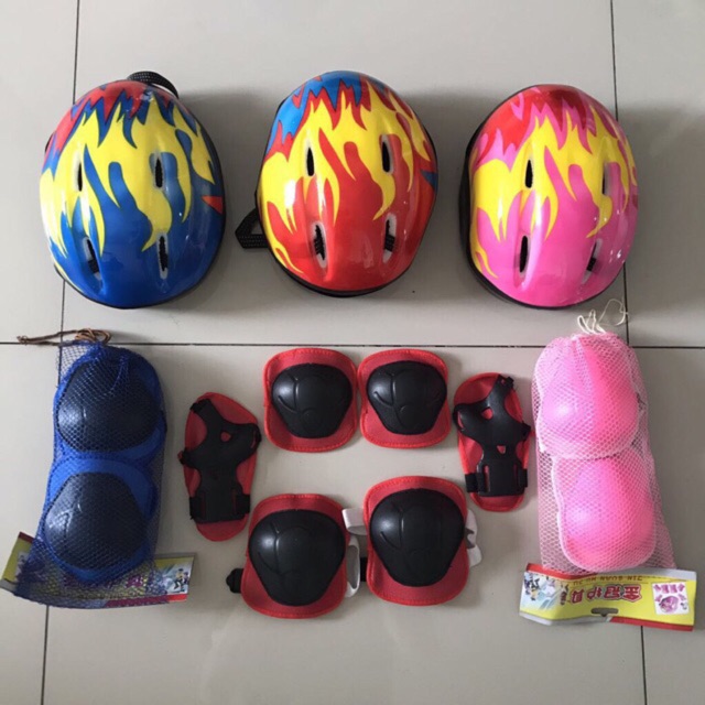 Helm sepeda / helm sepatu roda/scoter untuk anak Shopee