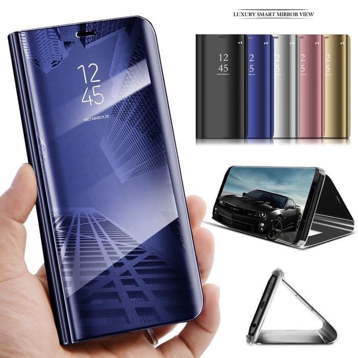 Flip Miror Samsung Galaxy A71 2020 New Cover Stending