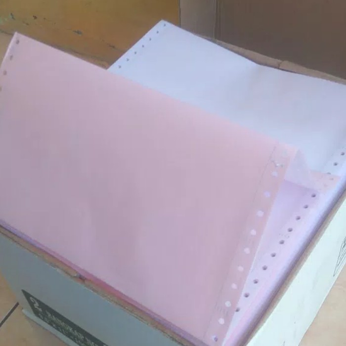 Jual KERTAS CONTINUOUS FORM PRINT NCR 2 RANGKAP PLY BAGI 2 PRS SURAT