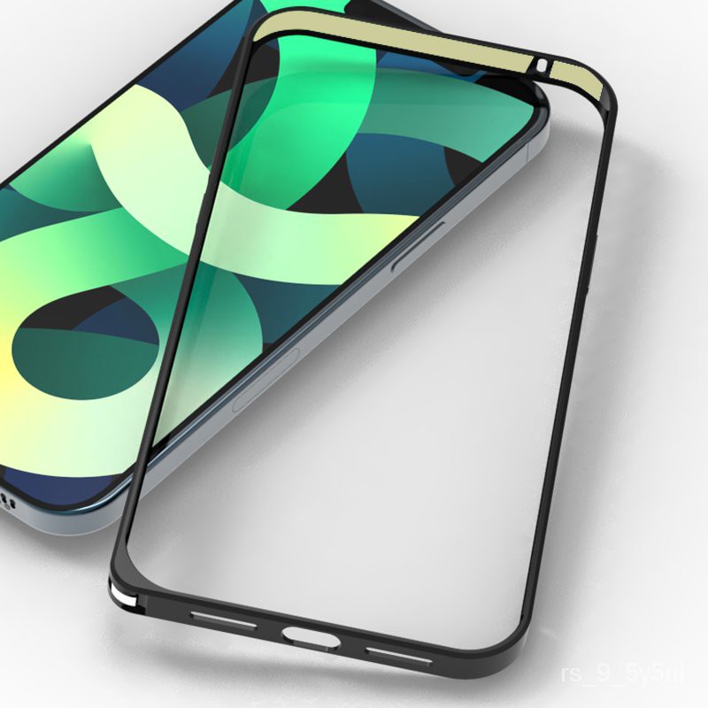 Jual Metal Frame Case For Iphone 12 Pro Max Case Cover Bumper Funda Luxury For Iphone 12 Pro Coque Cover Indonesia|Shopee Indonesia
