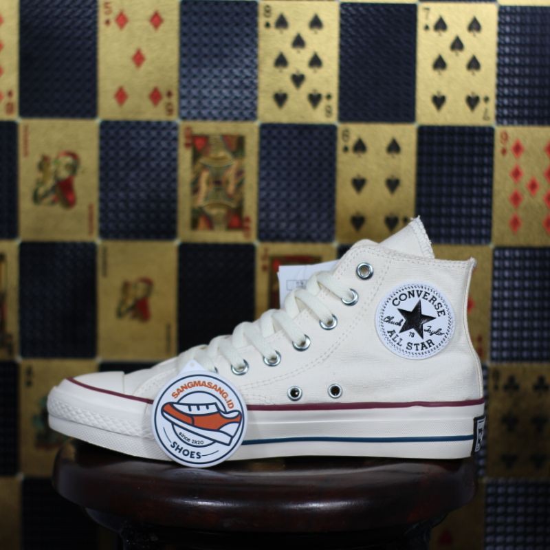 Sepatu Converse All Star 70s High Parchment 100 Asli