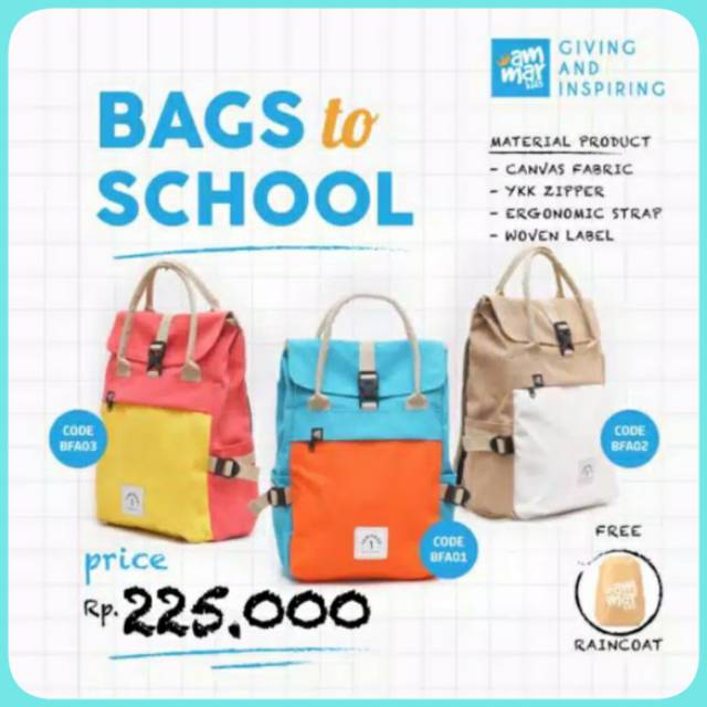 Stylish My Kids Islamic Tauhid School Bag For Girls