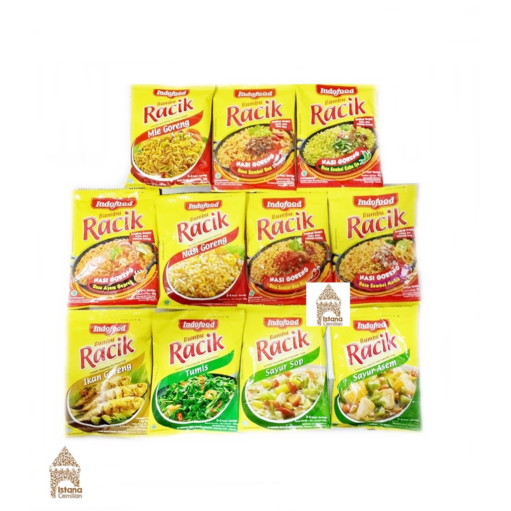 Indofood Bumbu Racik Ayam / Ikan / Mie / Nasi Goreng Cabe Ijo Matah