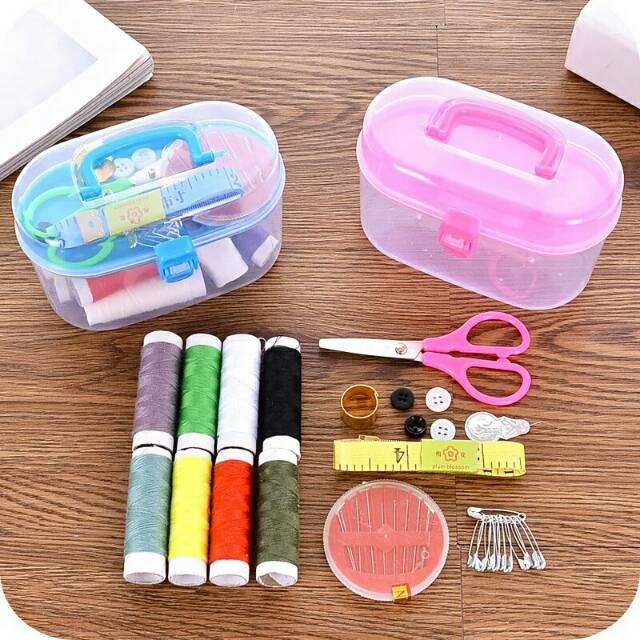 Jual Set alat jahit Sewing kit Paket Perlengkapan alat jahit Shopee