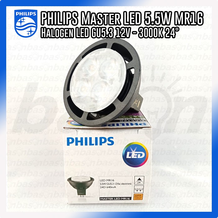 Jual Philips Master Led Value 5.5W Mr16 - 2700K Atau 3000K | Shopee Indonesia