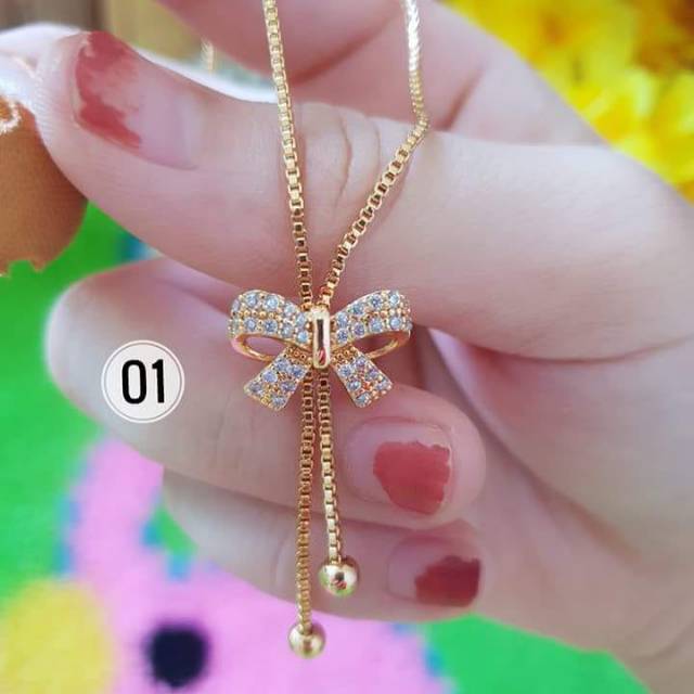 Perhiasan Xuping Kalung Pita | Shopee Indonesia