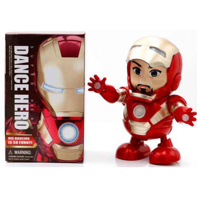 Jual Mainan Anak Robot Dance Hero Iron Man Bumblebee | Shopee Indonesia