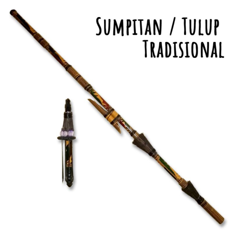 Hiasan Dinding / Meja - Sumpitan (Tulup) Tradisional | Shopee Indonesia