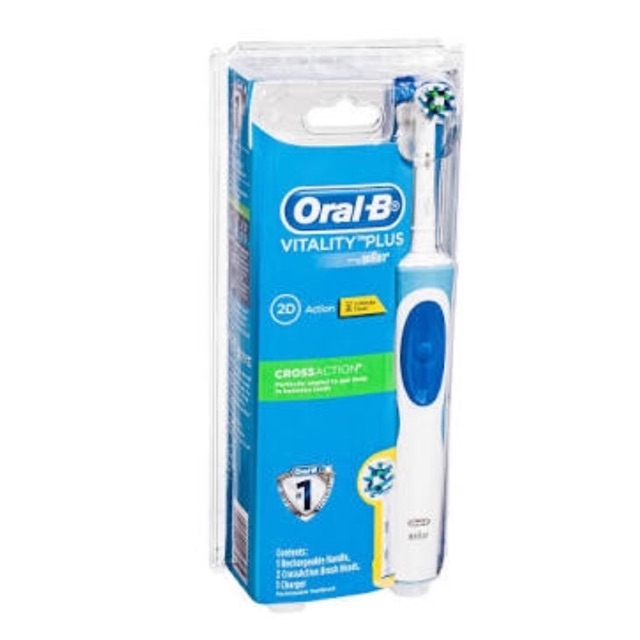 Jual Oral B Vitality Plus Cross Action / Electric Toothbrush | Shopee Indonesia