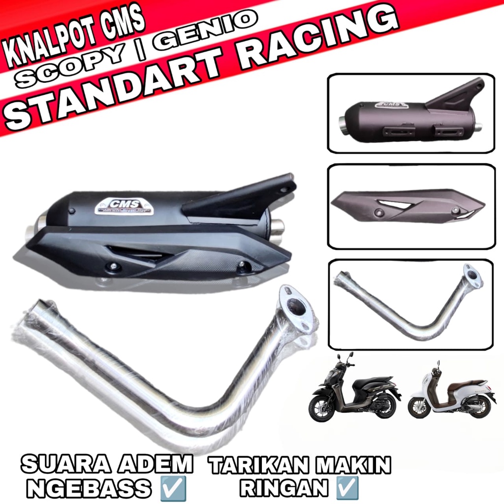 Jual KNALPOT STD RACING CMS SCOOPY KNALPOT CMS SCOOPY KNALPOT