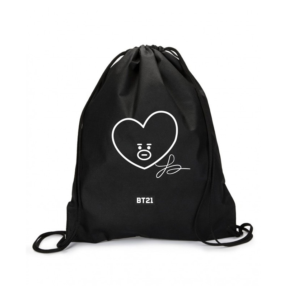 TAS SERUT BT21 ( BLACK ) Shopee Indonesia