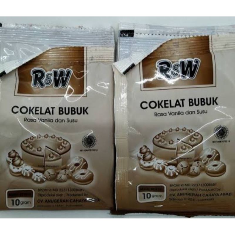 Jual Coklat Bubuk Rw Sachet 10Gr | Shopee Indonesia