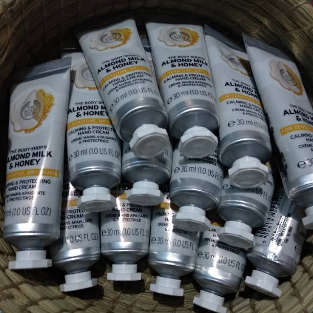 Jual Almond milk and honey hand cream the body shop Shopee Indonesia
