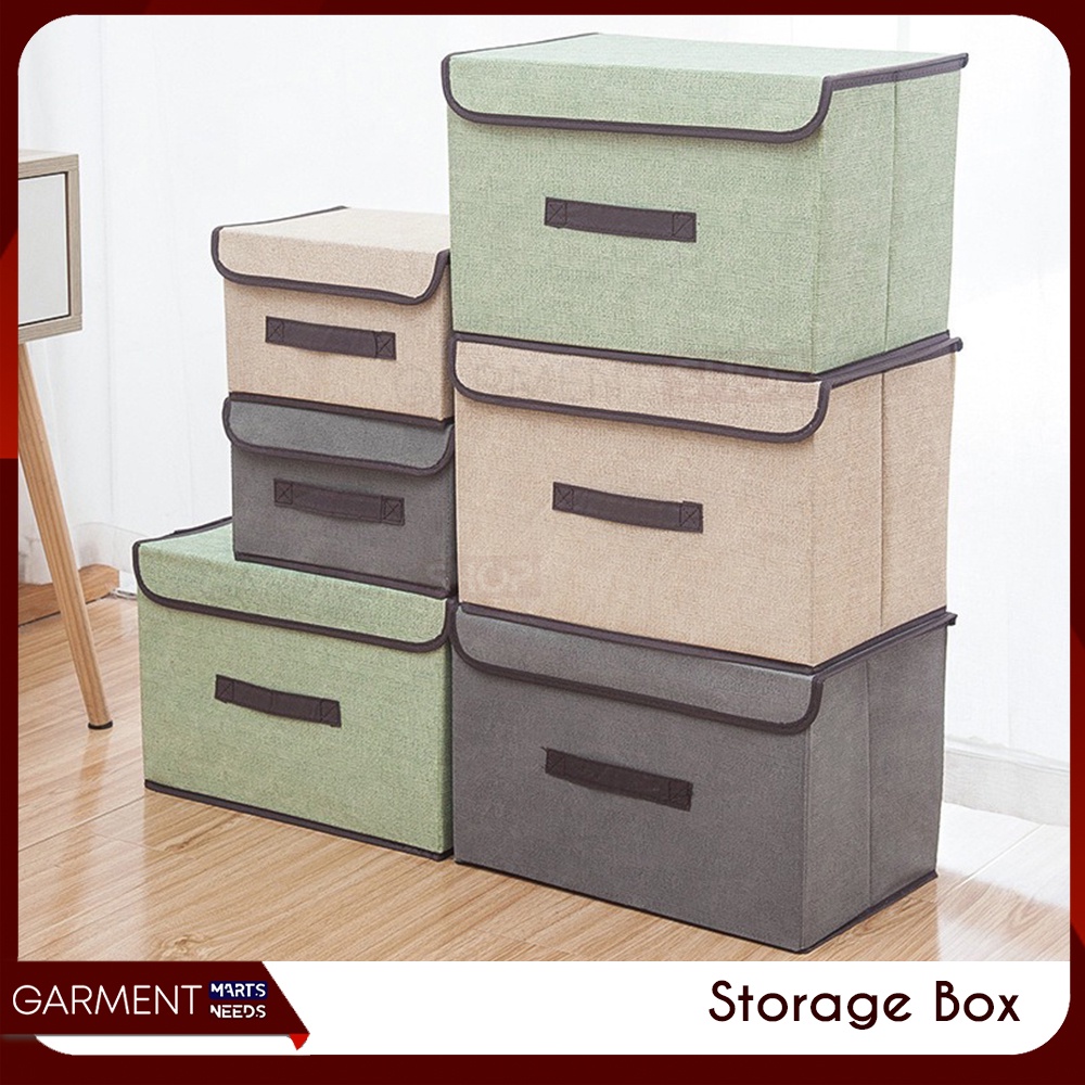Jual Storage Box Organizer 2In1 Kotak Tempat Penyimpanan Baju Mainan