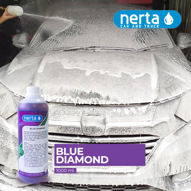 Jual Nerta Blue Diamond | Sampo Mobil By Autoglaze 1000Ml Indonesia|Shopee Indonesia
