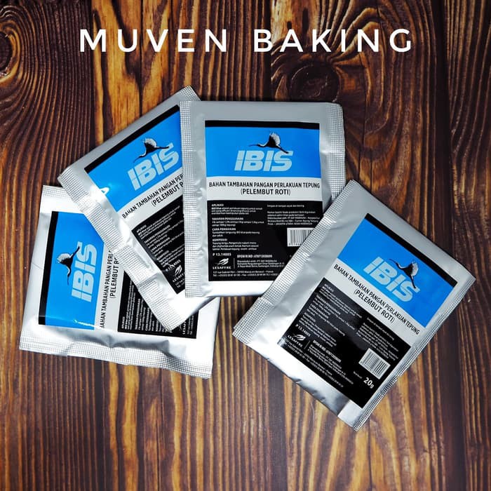 PELEMBUT ROTI IBIS BLUE 4 x 20 Gr / ADONAN BAHAN ROTI SOFTENER Shopee