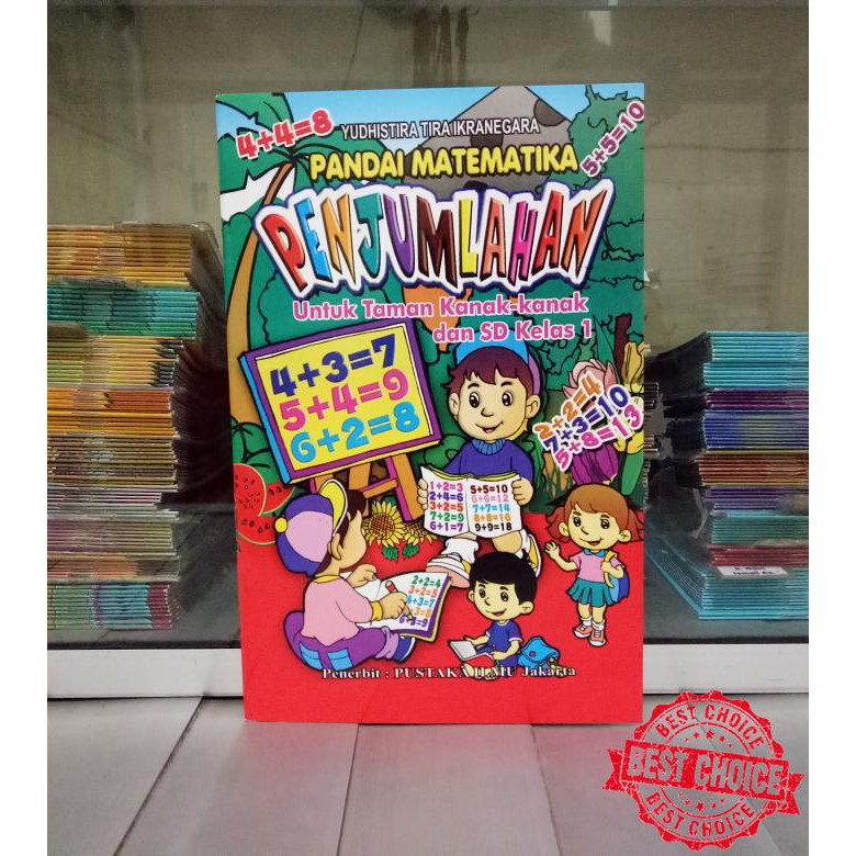 Jual Buku Anak SD kelas 1 belajar Matematika Penjumlahan tambah