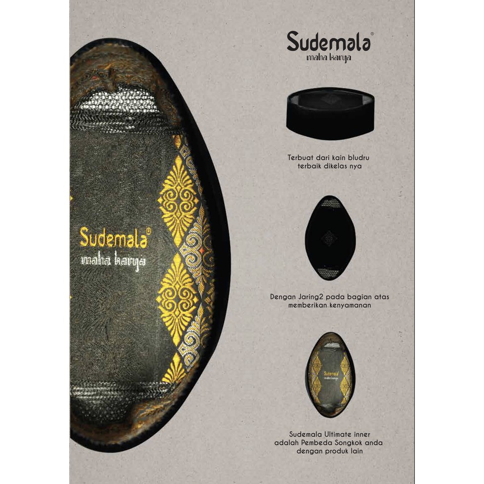 Jual [Fashion Muslim] Sudemala Songkok Polos Mahakarya (Kain Bludru JB  Martin/LCD) - Hitam Indonesia|Shopee Indonesia
