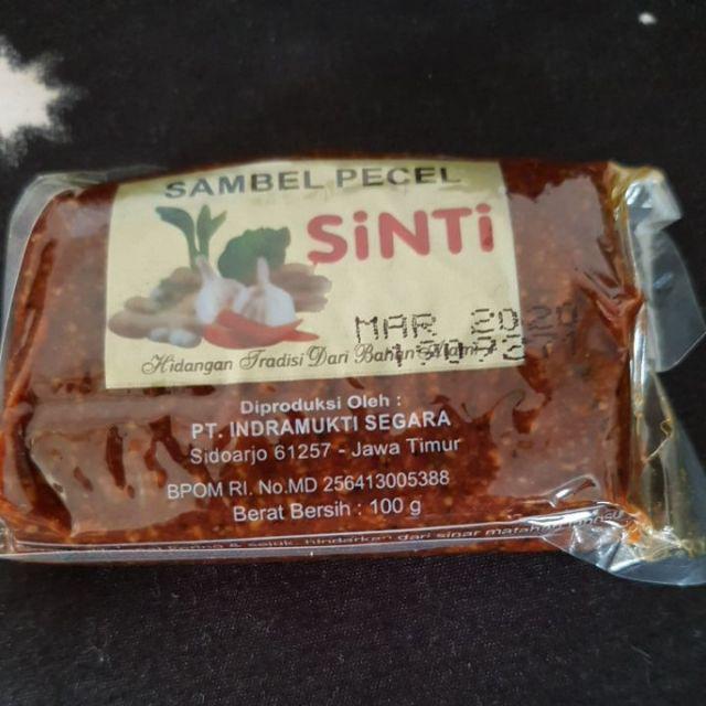Sambel Pecel Sinti Bumbu Kacang 100 Gram Shopee Indonesia