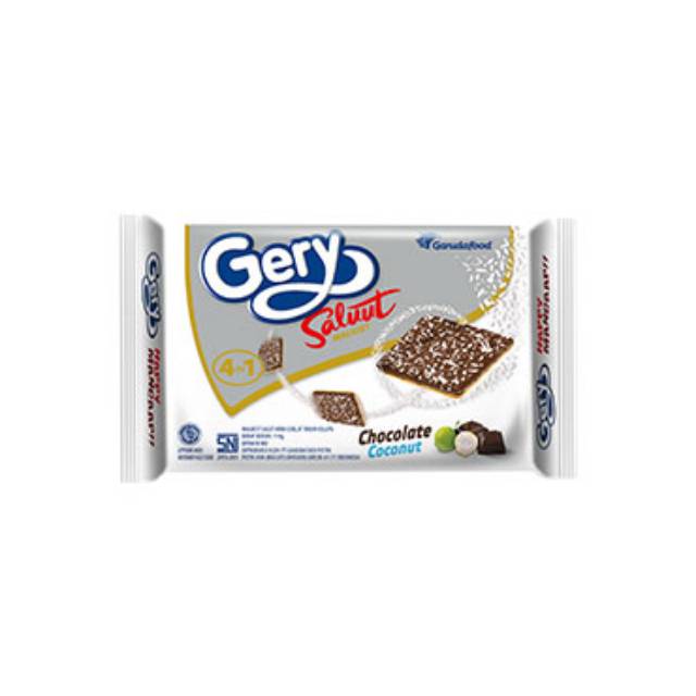 Jual Gery Salut Malkist Kelapa Coklat Bag 105 Gr | Shopee Indonesia