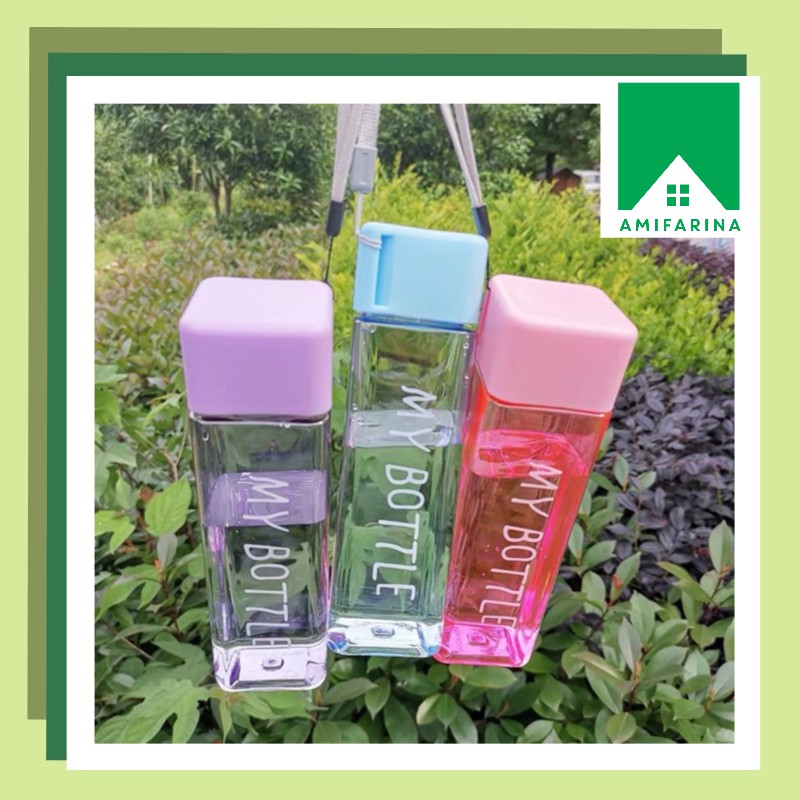 [200gr] A105 Botol minum MY BOTTLE SQUARE NEW MY BOTTLE