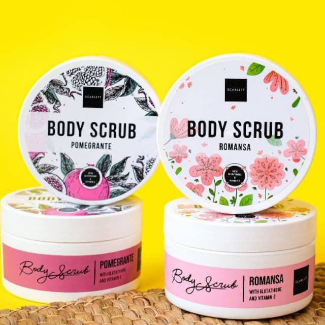 Jual SCARLETT WHITENING BODY SCRUB Indonesia
