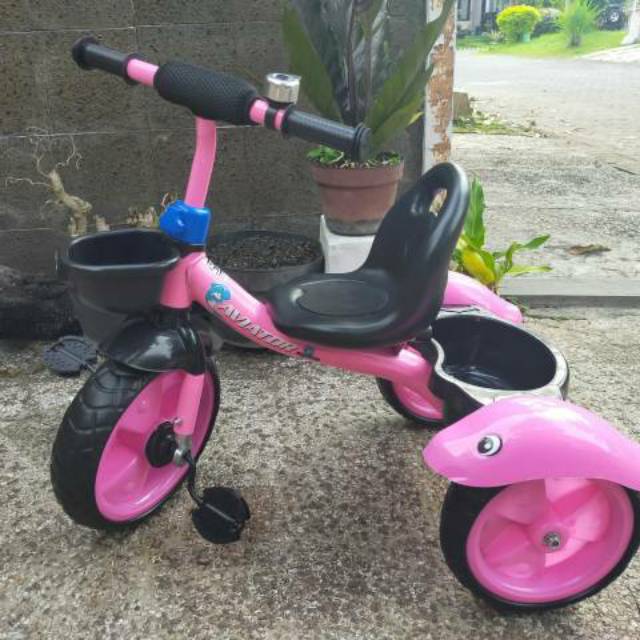 Sepeda anak Roda 3 merk AVIATOR AT 107 Frame besi tanpa musik Shopee