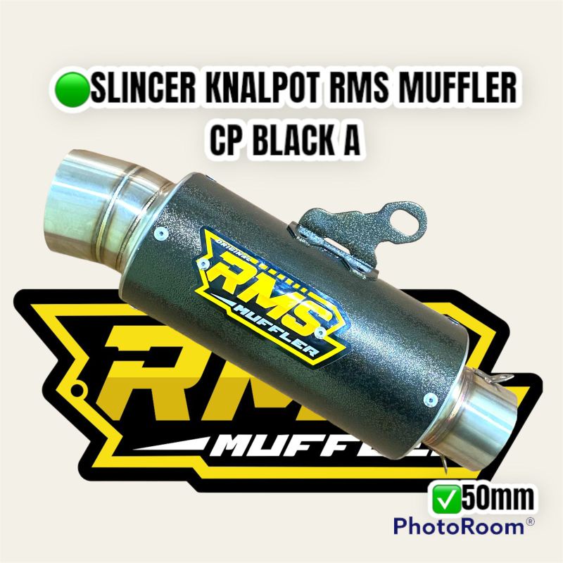 Jual KNALPOT CP3 BLACK RMS MUFFLER ORIGINAL Shopee Indonesia