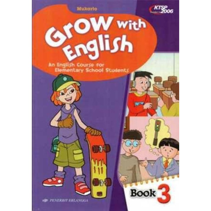 Buku Pelajaran SD / MI BAHASA INGGRIS Grow with English kelas 3 KTSP Shopee Indonesia