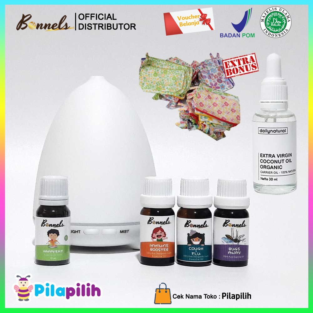 Paket PROMO DIFFUSER 100 ml + BONNELS ESSENTIAL OIL