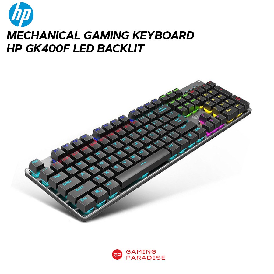 Jual Mechanical Gaming Keyboard HP GK400F RGB Blue Switch GK 400 GK400