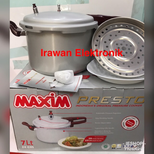 Cara Menggunakan Panci Presto Maxim 7 Liter