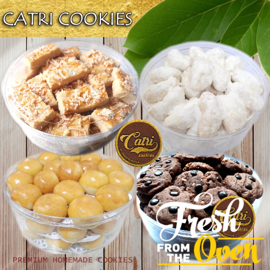 Kue Kering Nastar/Putri Salju/Kastengel/Coklat Kacang Chochip/Sagu Keju