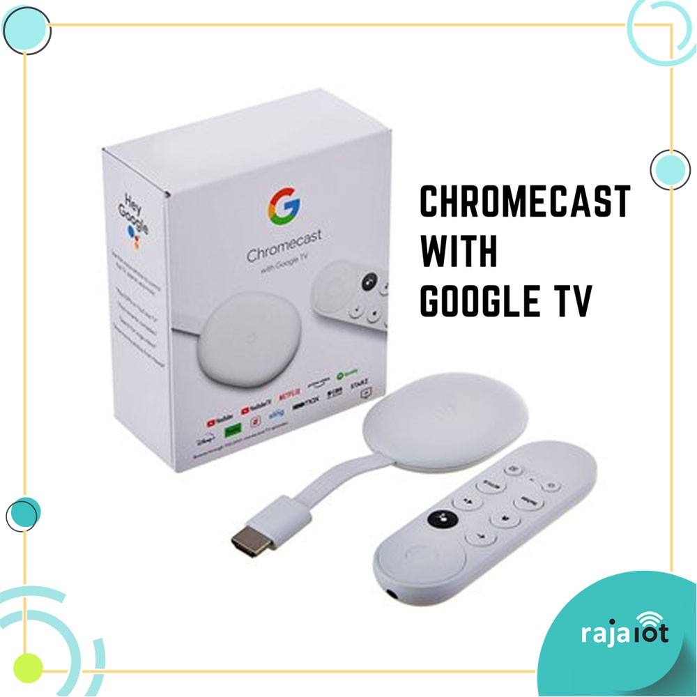 Jual Google Chromecast With Google Tv (Snow) | Shopee Indonesia