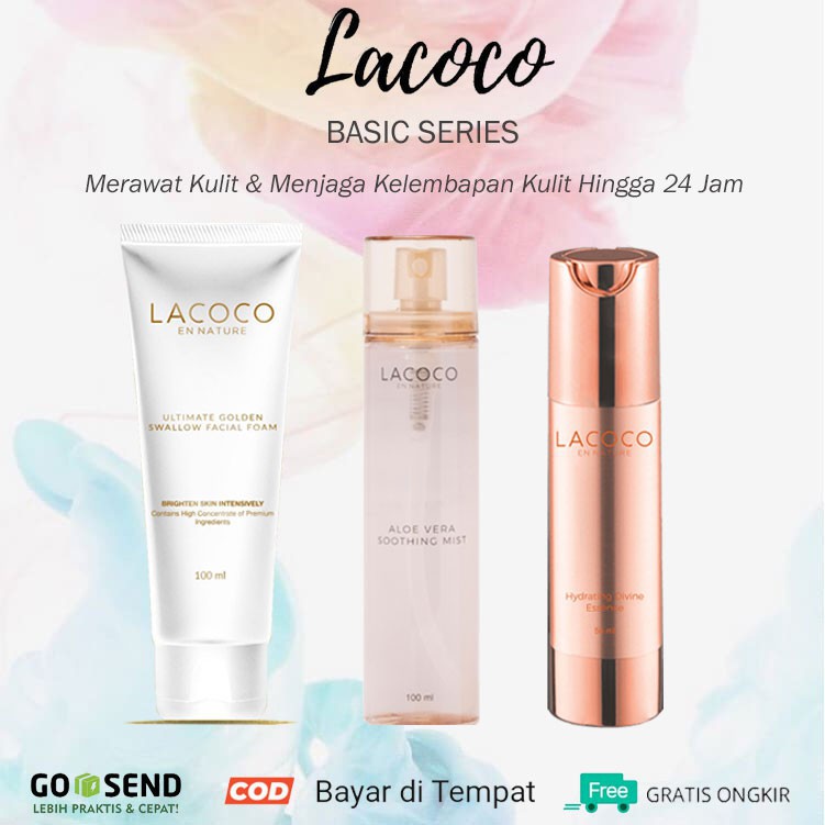 Jual LACOCO Basic series (aloe vera , hydrating essence , facial foam