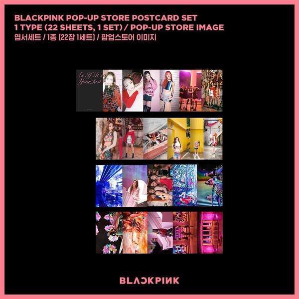 [YG OFFICIAL] BLACKPINK POPUP STORE POSTCARD SET Shopee