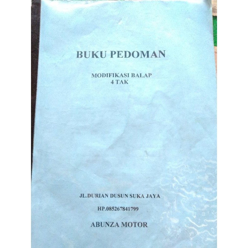 Jual Buku Modifikasi Balap Motor 4 Tak | Shopee Indonesia