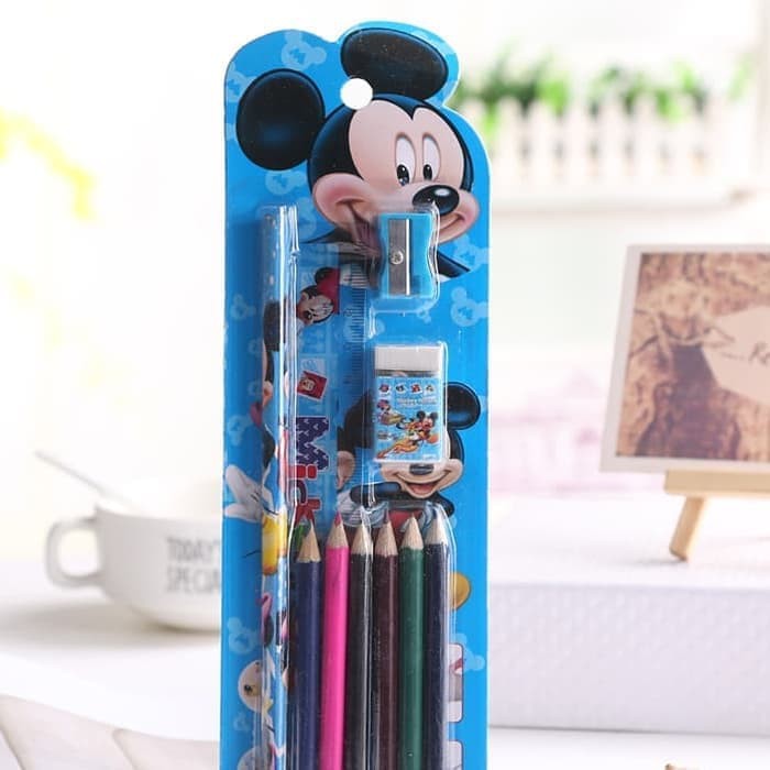 Stationary set goody bag ultah kado natal mickey mouse doraemon 3