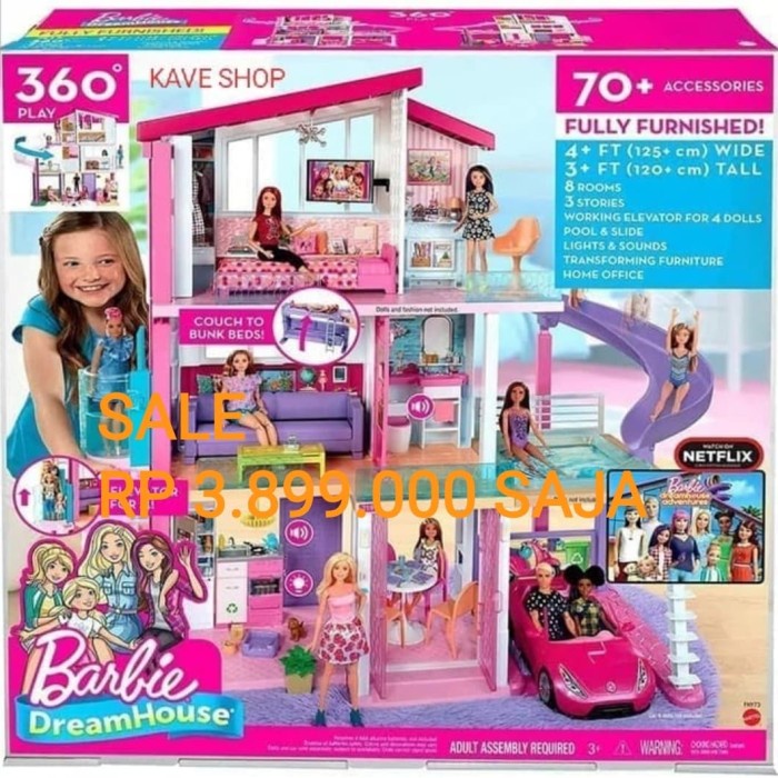 Jual Original Barbie Dream House Mattel Original Mdaj55 Indonesia|Shopee Indonesia