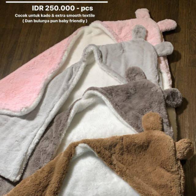 BABY BLANKET HOODIE / 75 X 100CM Shopee Indonesia