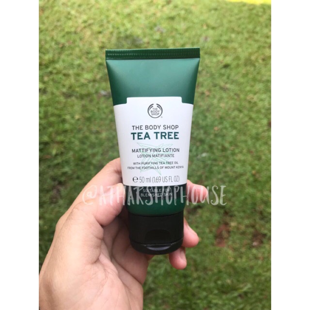 Jual The Body Shop Tea Tree Mattifying Lotion 50 ml Shopee Indonesia